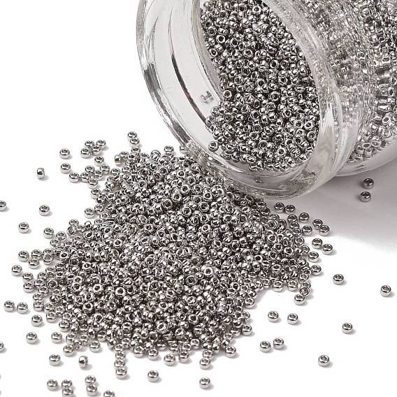 MIYUKI Round Rocailles Beads, Japanese Seed Beads, Metallic Colours