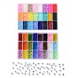 DIY Beads Jewelry Kits, Including Disc/Flat Round Handmade Polymer Clay Beads, Heishi Beads, Mixed Styles Glass Round Seed Beads, Acrylic Beads
