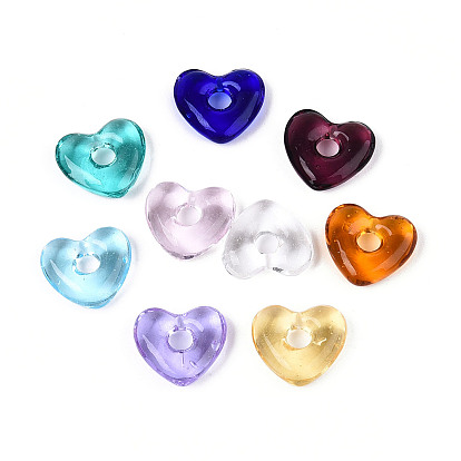 Бусины лэмпворк , сердце