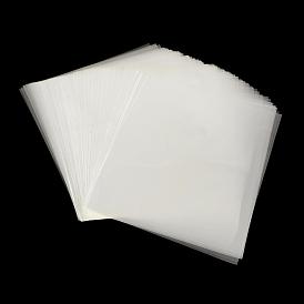 Rectangle Opp Plastic Sheets for Enamel Crafts