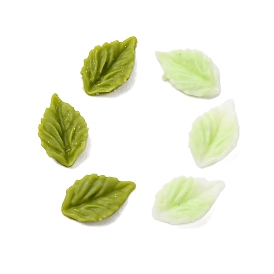 Leaf Opaque Resin Cabochons