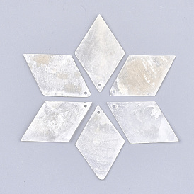 Capiz Shell Pendants, Rhombus