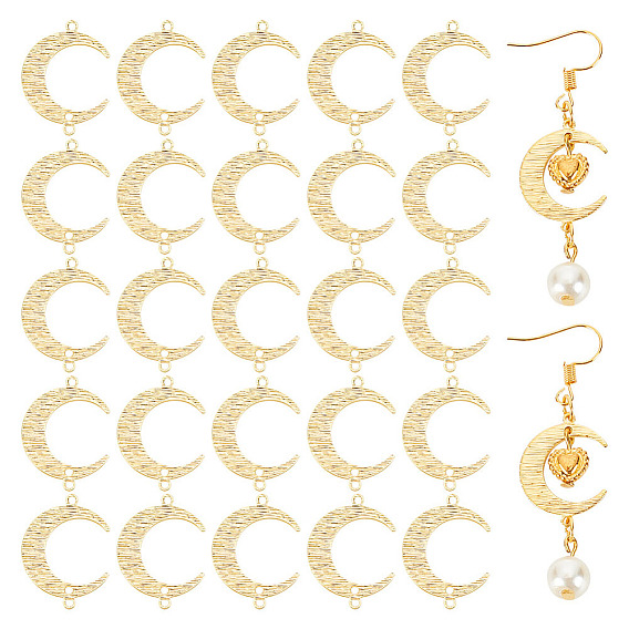 50шт. стойка покрытие латунный соединитель подвески, долговечный, лунные ссылки