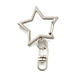 Карабин для шнурка из сплава и железа, для ремней для ключей, звезда