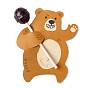 Bear Shape Paper Candy Lollipops Cards, for Baby Shower and Birthday Party Decoration