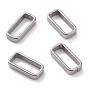 304 Stainless Steel Linking Rings, Rectangle
