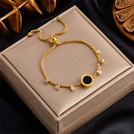 Sparkling Diamond Chain Bracelet - Chic and Versatile Fashion Accessory