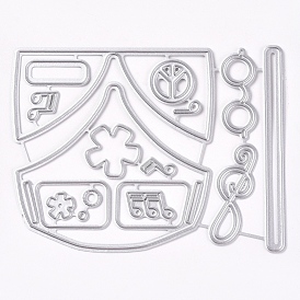 Frame Metal Cutting Dies Stencils, for DIY Scrapbooking/Photo Album, Decorative Embossing DIY Paper Card, Car