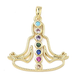 Кулон из циркония, амулеты для йоги чакр, долговечный, стойки покрытие, без свинца и без кадмия