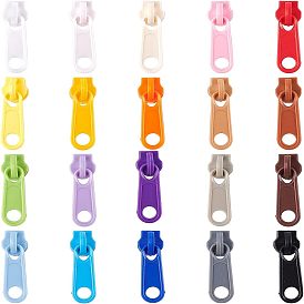 Plastic Zipper Slider, Garment Accessories, Oval