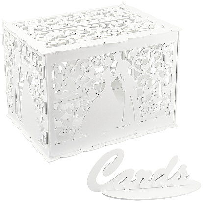 Деревянная свадебная копилка с табличкой, для приема, юбилея, выпускного, дня рождения