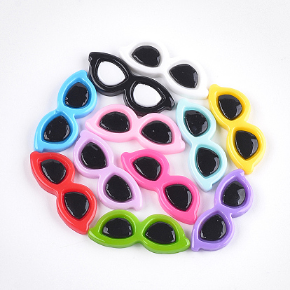 Кабошоны из смолы, очки