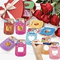 DIY Valentine's Day Card Craft Kits, including Paperboard, Plastic Bag