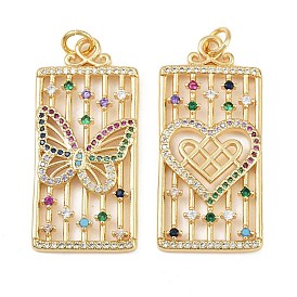 Латунные микро проложить кубического циркония подвески, без кадмия и без свинца, реальный 18 k позолоченный