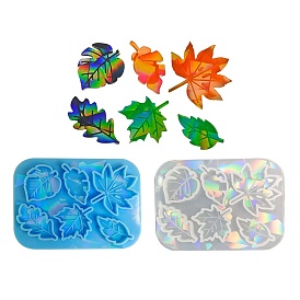DIY Leaf Cabochon Silicone Molds, Hair Sticks Making, Resin Casting Molds, For UV Resin, Epoxy Resin Jewelry Making
