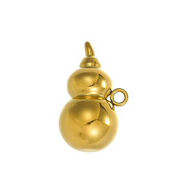 304 подвески из нержавеющей стали, тыквенные прелести, ионное покрытие (ip)