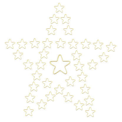 150шт. звездообразные латунные соединительные кольца