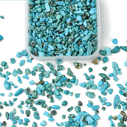 50g бусины из натуральной говлитовой крошки, окрашенные, нет отверстий / незавершенного