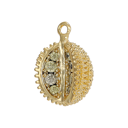 304 подвески из нержавеющей стали, дуриан прелести, ионное покрытие (ip), с четким кубического циркония