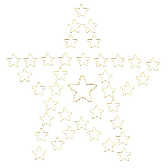 150шт. звездообразные латунные соединительные кольца