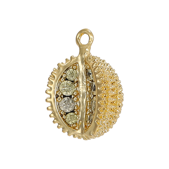 304 подвески из нержавеющей стали, дуриан прелести, ионное покрытие (ip), с четким кубического циркония