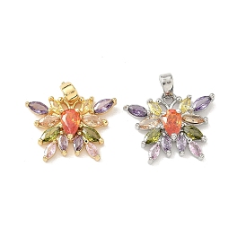 Латунные микро проложить кубического циркония подвески, бабочки прелести