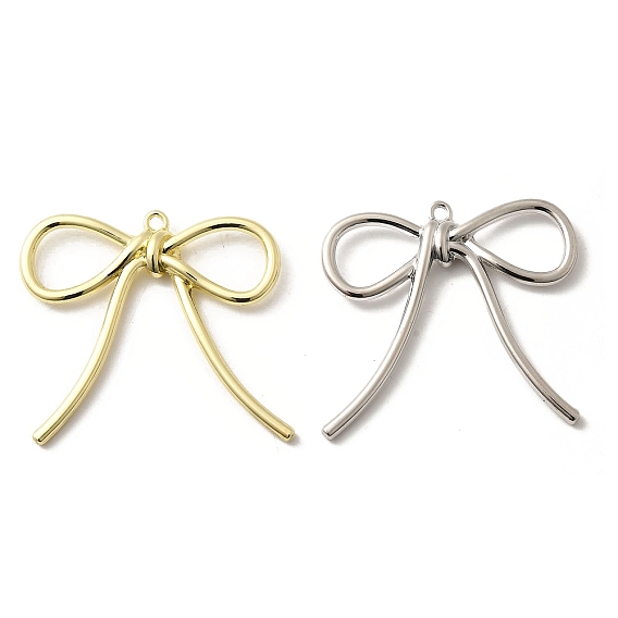 Подвески из сплава , бантом прелести, без свинца, без кадмии и без никеля, стойки покрытие