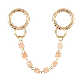 Стеклянные цепочки-удлинители для мешков, с литыми пружинными кольцами, аксессуары для замены сумок