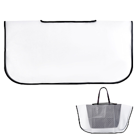 1квадратные матовые пылезащитные чехлы для сумок из ЭВА, водонепроницаемые чехлы для сумок и дождевиков