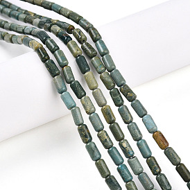 Нити бусин из натурального нефрита шушан, баррель