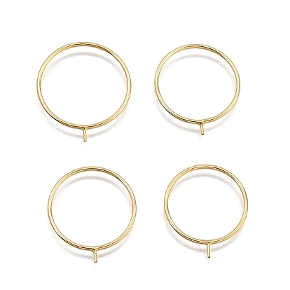 1/20 желтое золото, заполняющее составные кольца, с закрепкой на штифте, за половину пробурено бисера