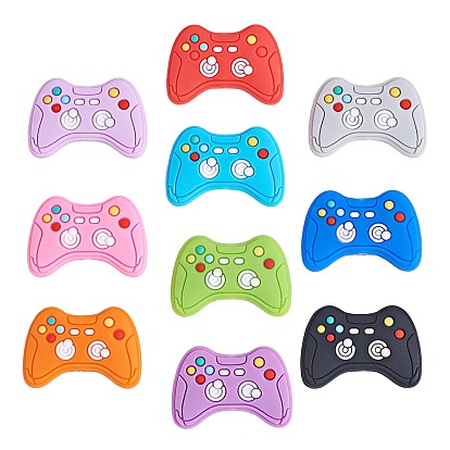 10шт 10 цвета силиконовые фокусные бусины, ручка игры