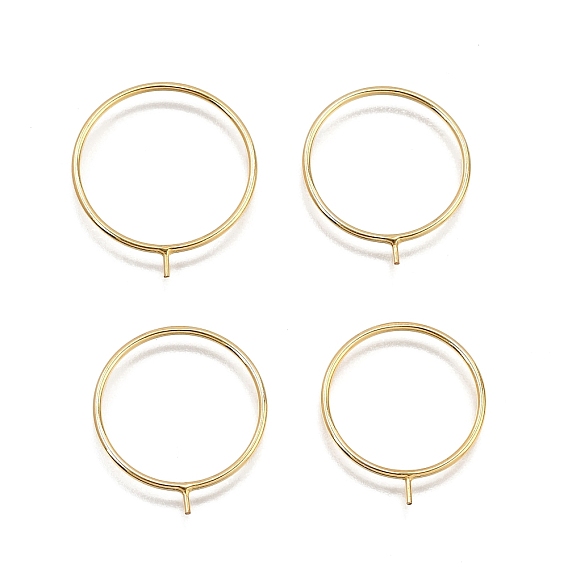 1/20 желтое золото, заполняющее составные кольца, с закрепкой на штифте, за половину пробурено бисера