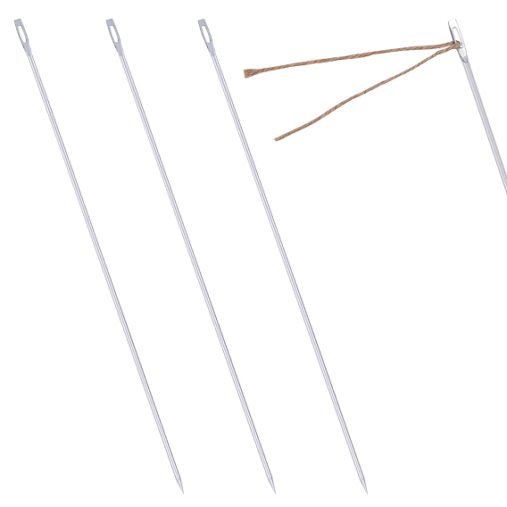 3Pcs Carbon Steel Fishing Net Needles, for Fishing Accessories