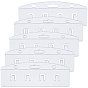 5Porte-cartes d'identité en plastique (pièces), rectangle