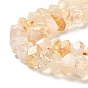 Natural Citrine Beads Strands, Faceted, Nuggets
