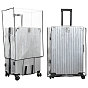 Transparent PVC Luggage Cover, Clear Travel Suitcase Protector, for 20inch Suitcase
