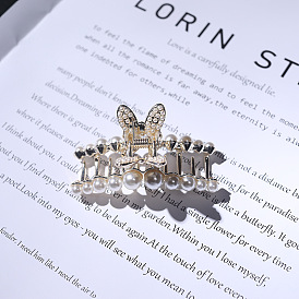 High-quality eco-friendly zinc alloy butterfly hair clip for women - elegant and stylish.
