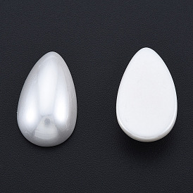 Cabochons en plastique imitation perle abs, larme
