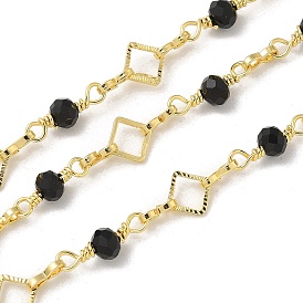 Стеллаж покрытие латунь стекло звенья цепи, долговечный, несварные, ромб