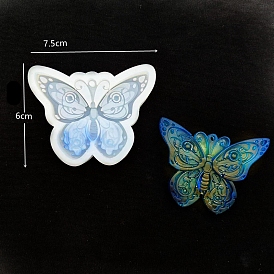 Butterfly Pendants DIY Silicone Mold, Resin Casting Molds, for UV Resin, Epoxy Resin Craft Making