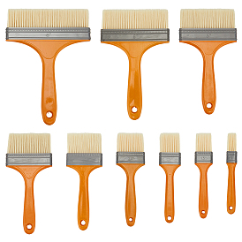 18шт. кистей для рисования из химического волокна, с пластиковой ручкой