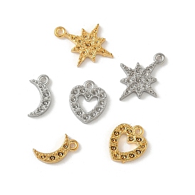 304 Настройки горный хрусталь из нержавеющей стали кулон