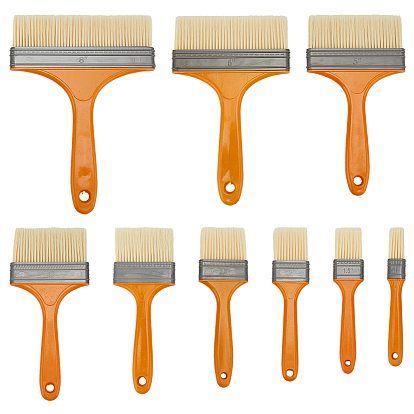 18шт. кистей для рисования из химического волокна, с пластиковой ручкой