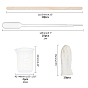 Olycraft Ocean Theme DIY Silicone Molds Kits, Include Birch Wooden Craft Ice Cream Sticks and Plastic Transfer Pipettes, Latex Finger Cots, Plastic Measuring Cup