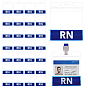 10 pièces de sachets refermables transparents en PVC, rectangle