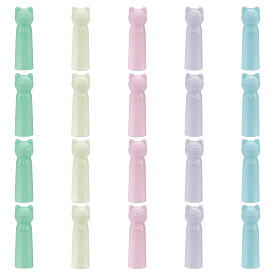 20шт 5цвета силиконовые колпачки для карандашей, кошка