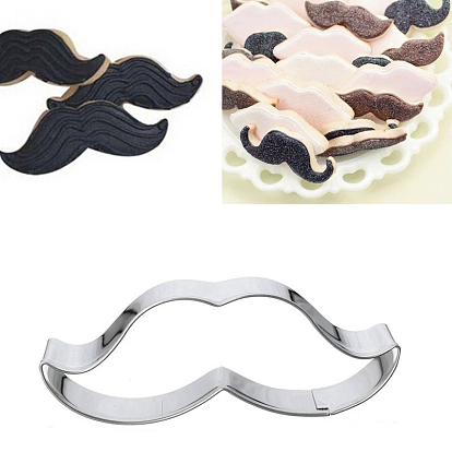 304 Stainless Steel Cookie Cutters, Cookies Moulds, DIY Biscuit Baking Tool, Mustache