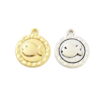 Стойки обшивки кулон сплава, гальваническое покрытие, не содержит никель-кадмия и свинца, рыба