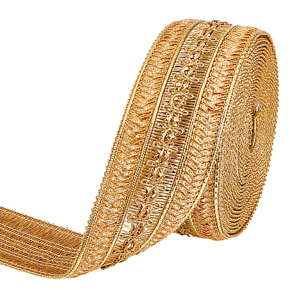 5 лента из полиэстера в ярдах, плетеная лента с вышивкой, для аксессуаров для одежды
